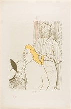 The Hairdresser, Program for the Théâtre Libre, 1893, Henri de Toulouse-Lautrec, French, 1864-1901,