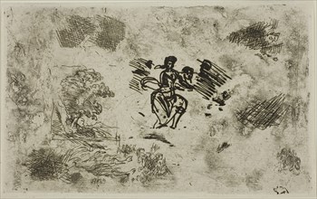 Seated Woman and Other Sketches, 1630/33, Claude Lorrain, French, 1600-1682, France, Etching on