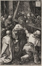 Bearing of the Cross, from The Engraved Passion, 1512, published 1513, Albrecht Dürer, German,
