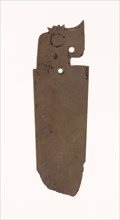 Dagger-Blade (ge), late Shang dynasty to Western Zhou dynasty, c. 1200–771 B.C., China, Jade, 2 5/8