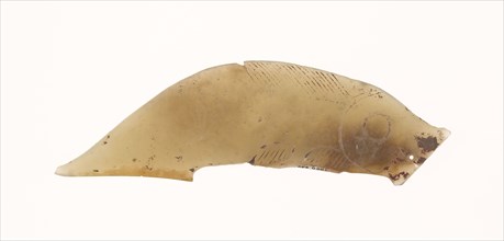 Fish Pendant, Shang or Western Zhou period, 13th/10th century B.C., China, Jade, 3 1/8 × 7/8 × 3/16