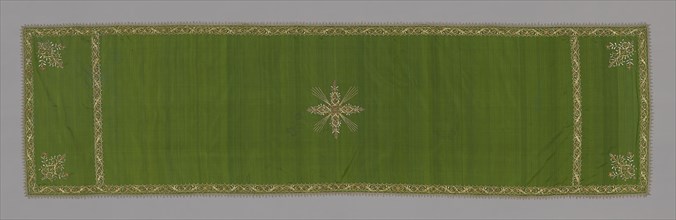 Altar Cover, 17th century, Italy, 68.9 x 248.7 cm (271/8 x 97 7/8 in.)