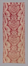 Panel, c. 1830, France, Cotton, plain weave, block printed, 116 × 43.2 cm (45 5/8 × 17 in.)