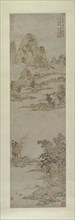 Pulling Oars under Clearing Autumn Skies (Distant Mountains), Ming dynasty (1368–1644), c. 1545, Lu