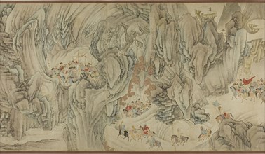 A Hunt in the Mountains of Heaven, Late Ming /early Qing dynasty, 17th century, Artist unknown