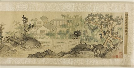 The Xuehong Pavilion in a Scholar’s Garden, Qing dynasty (1644–1911), 1831, Qian Du (1763-1844 ),