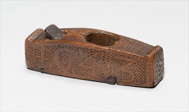 Shaping Plane, 1643, Possibly Germany, Germany, Iron and wood, 10.5 x 3.2 x 2.9 cm (4 1/8 x 1 1/4 x
