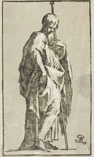St. James Major, 1740, Conte Anton Maria Zanetti, Italian, 1680–1767, Italy, Chiaroscuro woodcut in