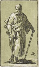 St. Simon, n.d., Conte Anton Maria Zanetti, Italian, 1680–1767, Italy, Chiaroscuro woodcut in black