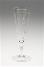Champagne Flute, 19th century, J. & L. Lobmeyr, Austrian, founded 1822, Vienna, Glass, clear and