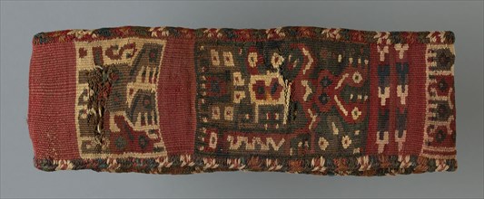 Headband, A.D. 800/1100, Provincial Wari, Possibly central coast, Peru, Peru, Cotton and wool