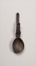Spoon with Reclining Figure on Handle, A.D. 1450/1532, Possibly Inca, South coast or southern