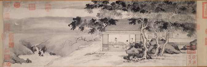 Drinking at Night, Ming dynasty (1368–1644), c. 1520/23, Tang Yin, Chinese, 1470-1523, China,