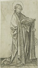 St. Peter, n.d., Master E. S., German, active c. 1450-1467, Germany, Engraving in black on paper,