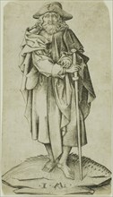 St. James Major, from Christ and the Apostles, n.d., Israhel van Meckenem the Younger (German, c.