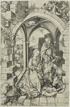 The Nativity, from Life of the Virgin, 1470/75, Martin Schongauer, German, c. 1450-1491, Germany,