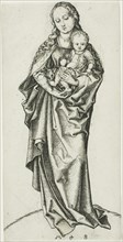 The Madonna and Child with an Apple, c. 1475, Martin Schongauer, German, c. 1450-1491, Germany,
