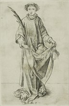 St. Stephen, n.d., Martin Schongauer, German, c. 1450-1491, Germany, Engraving on paper, 156 × 102