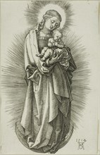 The Virgin on the Crescent with a Diadem, 1514, Albrecht Dürer, German, 1471-1528, Germany,