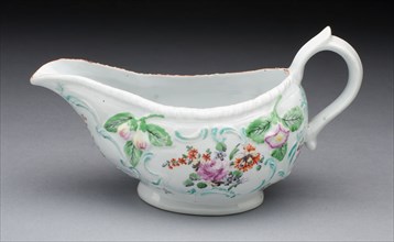 Sauceboat, 1760/70, Derby Porcelain Manufactory, England, 1750-1848, Derby, Soft-paste porcelain,