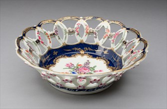 Dessert Basket, c. 1770, Worcester Porcelain Factory, Worcester, England, founded 1751, Worcester,
