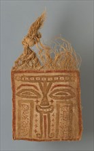 Mummy Mask, 200/100 B.C., Paracas, Peru, south coast, Ica Valley, Ocucaje, Peru, Cotton, plain