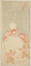 The Big Snowman, c. 1764, Kitao Shigemasa, Japanese, 1739–1820, Japan, Color woodblock print,