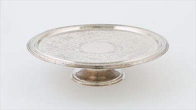 Footed Salver, 1683/84, Possibly John Sutton, English, active 1667-c. 1708, England, Silver, 9.7 ×