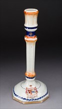 Candlestick, 1775/1800, China, Jingdezhen, Hard-paste porcelain with polychrome enamels and
