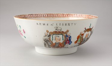 Punch Bowl, c. 1769, China, Qianlong reign, Chinese, made for the American market, China,