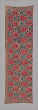 One-half of a Bedspread, 17th century, Greece, Ionian Islands, Greece, Linen, plain weave,