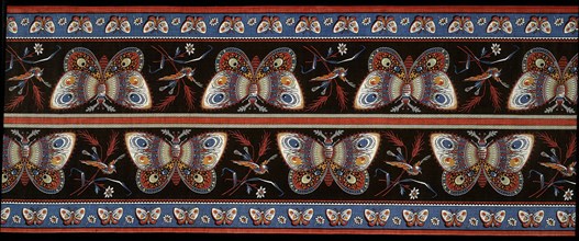 Panel (Furnishing Fabric), 1856, Printed and Manufactured by Lancaster Prints, England, Lancashire,