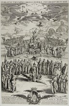 The Triumph of the Virgin, 1624, Jacques Callot, French, 1592-1635, France, Etching on paper, 554 ×