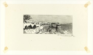 Bercy Wharf, plate two from Le Long de la Seine et des Boulevards, 1890, published 1910, Louis