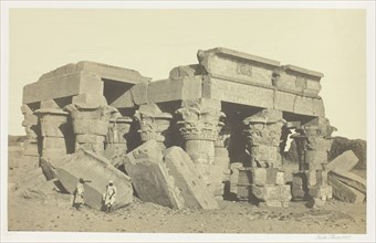 Koum Ombo, Upper Egypt, 1857, Francis Frith, English, 1822–1898, England, Albumen print, pl. 3 from