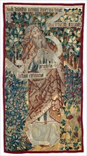 Elias (fragment) from The Transfiguration of Christ, 1460/70, Franco-Flemish, Flanders, Wool and