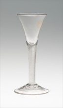 Wine Glass, c. 1750, England, Glass, H. 16.8 cm (6 5/8 in.)