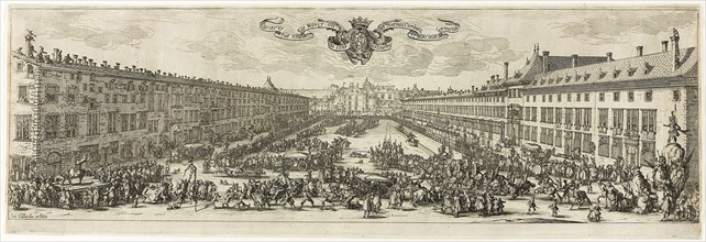 The Carrière, or Rue Neuve, at Nancy (The New Street), 1626, Jacques Callot, French, 1592-1635,