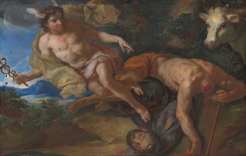 Mercury rescues the disguised Io after beheading Argus, c. 1690/95, Johann Michael Rottmayr,