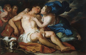 Diana and Endymion, 1690/95, Johann Michael Rottmayr, Austrian, 1654-1730, Austria, Oil on canvas,