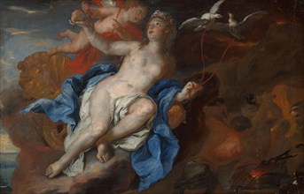 Venus and Cupid at the Forge of Vulcan, 1690/95, Johann Michael Rottmayr, Austrian, 1654-1730,