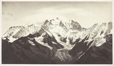 Savoie 46, Mont-Blanc, Vu de Mont-Joli, 1855/67, Auguste-Rosalie Bisson, French, 1826–1900, France,