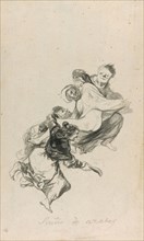 Dream of Flogging, 1801/03, Francisco José de Goya y Lucientes, Spanish, 1746-1828, Spain, Black
