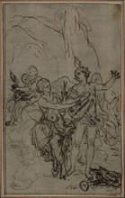 Study: Vignette-Frontispiece for Lucain’s La Pharsale, c. 1766, Hubert François Gravelot, French,