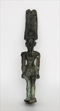 Statuette of the God Amun-Re, Third Intermediate Period, Dynasty 21–25 (about 1069–664 BC),