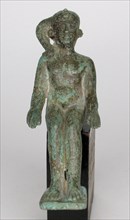 Statuette of the God Harpocrates, Late Period–Ptolemaic Period (about 1069–30 BC), Egyptian, Egypt,