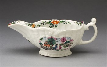 Sauceboat, c. 1755, Worcester Royal Porcelain Company, English, founded 1751, Worcester, Soft-paste