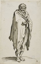 Beggar without Hat or Shoes, plate twelve from The Beggars, c. 1622, Jacques Callot, French,