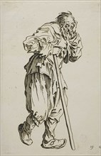 The Beggar on Crutches, plate sixteen from The Beggars, c. 1622, Jacques Callot, French, 1592-1635,