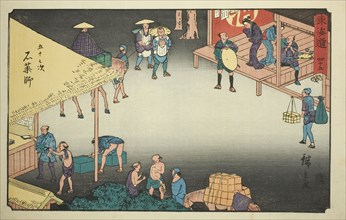 Ishiyakushi—No. 45, from the series Fifty-three Stations of the Tokaido (Tokaido gojusan tsugi),